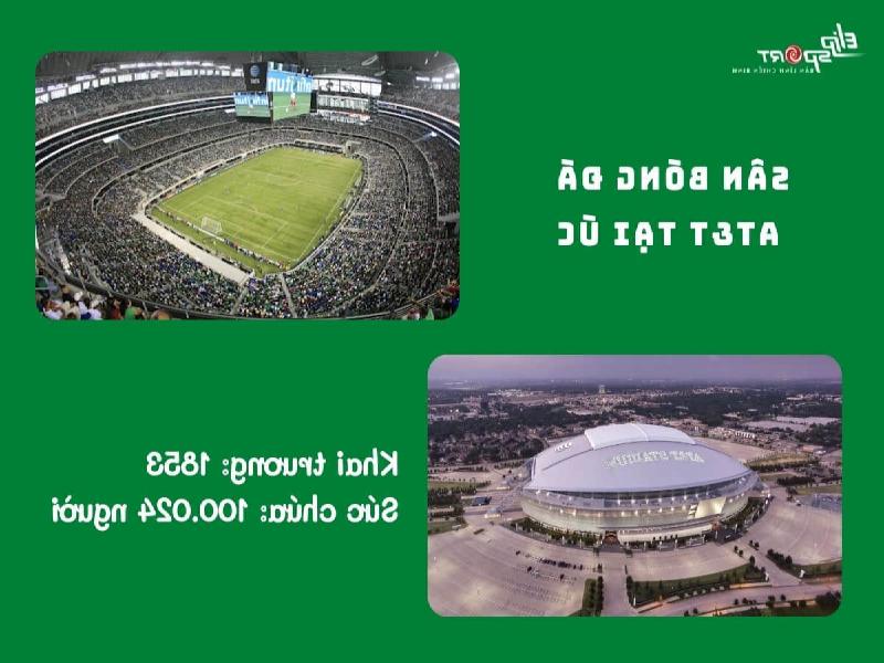 Sân vận động AT&T có mái vòm lớn nhất thế giới
